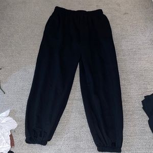 Black sweat pants